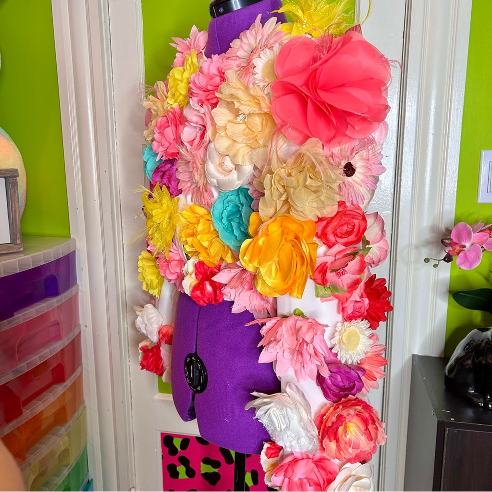 Floral Multicolor Statement Jacket - image 7